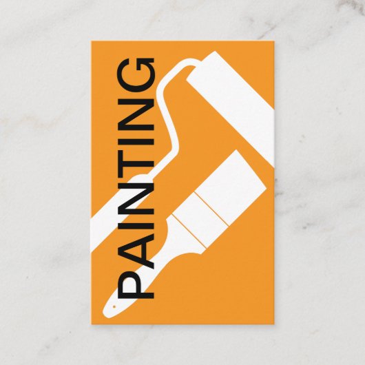 Carte De Visite Peinture maison Cool moderne simple (Devant)