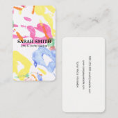 Carte De Visite Peinture manuelle (Devant / Derrière)