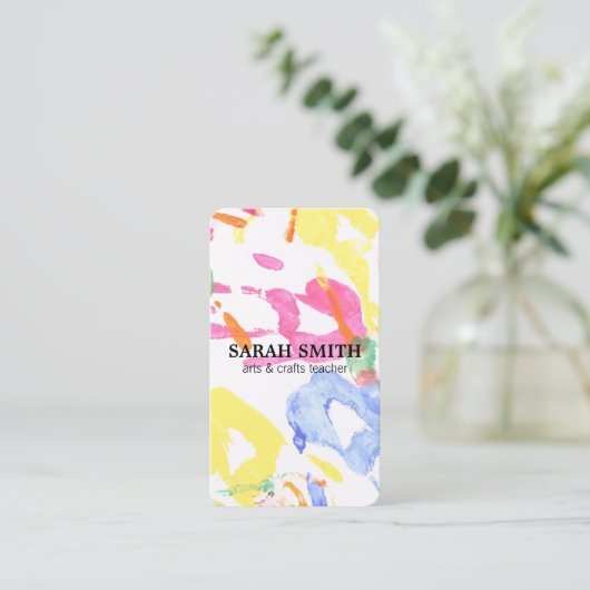 Carte De Visite Peinture manuelle (Debout devant)