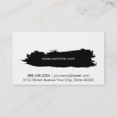 Carte De Visite Peinture mixte | Vibrant (Dos)