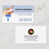 Carte De Visite Peinture murale Peinture de peintures (Devant / Derrière)