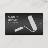 Carte De Visite Peinture Noir (Devant)