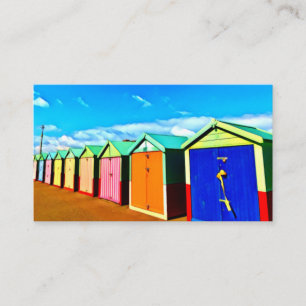 Carte De Visite Peinture numérique - Brighton Beach Huts