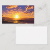 Carte De Visite Peinture numérique - lever de soleil Extraordinair (Devant / Derrière)