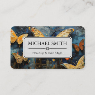 Carte De Visite Peinture Papillon élégant moderne
