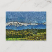 Carte De Visite Peinture paysagère (Dos)