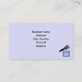 Carte De Visite Peinture/Peintre (Dos)