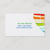 Carte De Visite Peinture, Peintre, Construction, Conception (Dos)