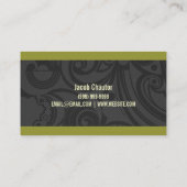 Carte De Visite Peinture, Peintre, Construction, Design (Dos)