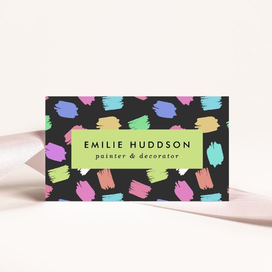 Carte De Visite Peinture, Peintre, Peinture, Décorateur