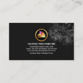 Carte De Visite Peinture Peinture Peinture Peinture Peinture Bross (Dos)