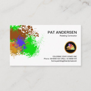 Carte De Visite Peinture Peinture Peinture Peinture Peinture Peint