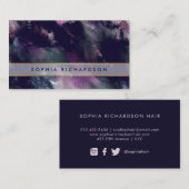 Carte De Visite Peinture| Peintures sombres modernes et traces d'o (Devant / Derrière)