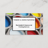Carte De Visite Peinture professionnelle (Devant)