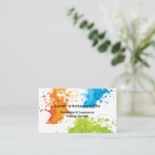 Carte De Visite Peinture professionnelle (Debout devant)