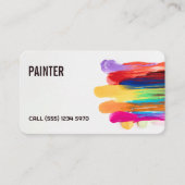 Carte De Visite Peinture professionnelle (Devant)