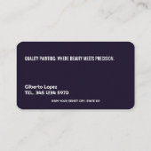 Carte De Visite Peinture professionnelle (Dos)