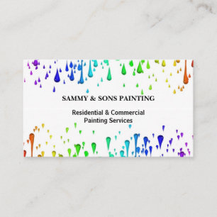 Carte De Visite Peinture professionnelle