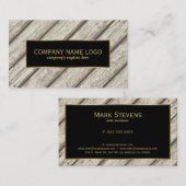 Carte De Visite Peinture rustique Peeling Plaques en bois Accent o (Devant / Derrière)