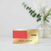 Carte De Visite Peinture Service Paint Roller Professional Peintre (Debout devant)