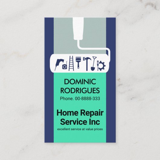 Carte De Visite Peintures à rouleaux pour pinceau Outils manuel (Devant)