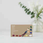 Carte De Visite Peintures - Affaires (Debout devant)