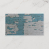 Carte De Visite Peintures bleues et blanches (Dos)