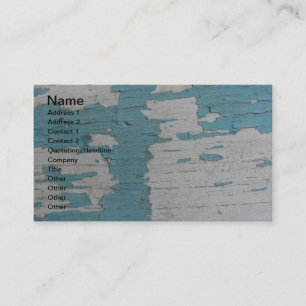 Carte De Visite Peintures bleues et blanches