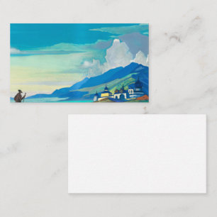 Carte De Visite Pèlerin de la ville radiante par Nicholas Roerich