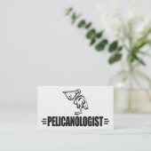 Carte De Visite Pélican drôle (Debout devant)