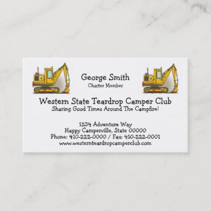 Carte De Visite Pelle défonceuse