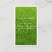 Carte De Visite Pelouse (Dos)