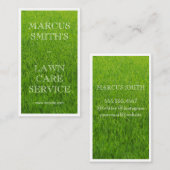 Carte De Visite Pelouse (Devant / Derrière)
