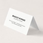 Carte De Visite Pelouse avant | Logo de l'arbre | Paysage (Dos)