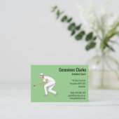 Carte De Visite Pelouse Bowls (Debout devant)