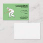 Carte De Visite Pelouse Bowls (Devant / Derrière)