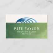 Carte De Visite Pelouse d'irrigation (Devant)