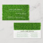 Carte De Visite Pelouse jardin Wall (Devant / Derrière)