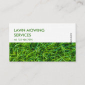 Carte De Visite Pelouse Mowing Premium (Devant)