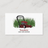 Carte De Visite Pelouse sur l'herbe, services d'entretien de pelou (Devant)