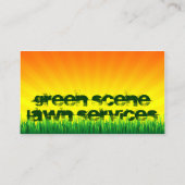 Carte De Visite pelouse verte (Dos)