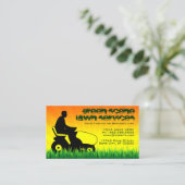 Carte De Visite pelouse verte (Debout devant)