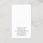 Carte De Visite Pen Dollar Icon Comptable Finance Argent (Dos)