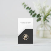 Carte De Visite Pen Dollar Icon Comptable Finance Argent (Debout devant)