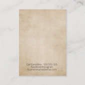 Carte De Visite Pendentif de collier de bijoux Ethereal (Dos)