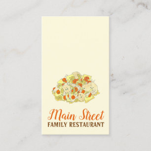 Carte De Visite Pennsylvania PA Dutch Amish Food Chicken Pot Pie