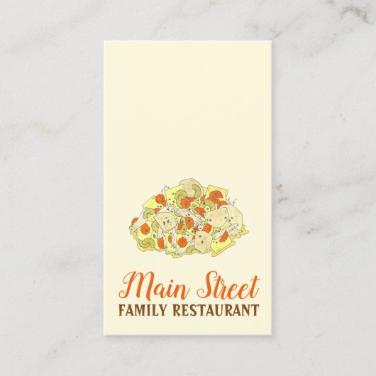 Carte De Visite Pennsylvania PA Dutch Amish Food Chicken Pot Pie (Devant)