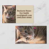 Carte De Visite Penny pensive (Devant / Derrière)