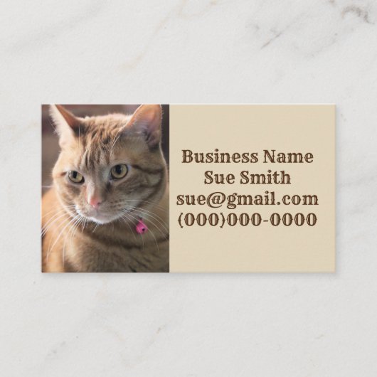 Carte De Visite Penny pensive (Devant)