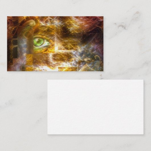 Carte De Visite Pensées et dimensions (Devant / Derrière)